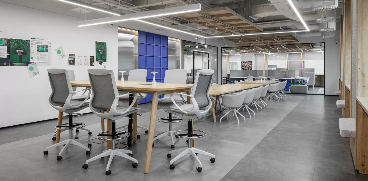 Кастомизированные решения для рабочих, учебных и лаунж зон Центрального университета