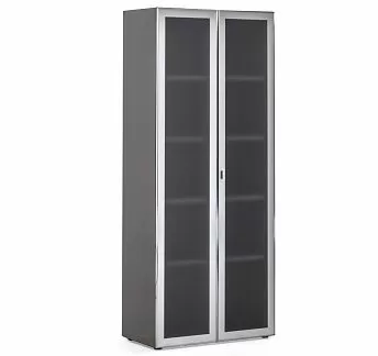 АЛЕА/ALEA Шкаф д/бумаг в 193 метакр САТИН