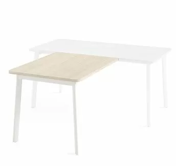 ФЛЕКС/FLEX Приставка 100х78 см ДУБ СВЕТЛЫЙ/БЕЛЫЙ