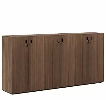 ЭКЗЕ/EXE Шкаф средний в.120, 6 дв ОРЕХ/ЧЕРНЫЙ