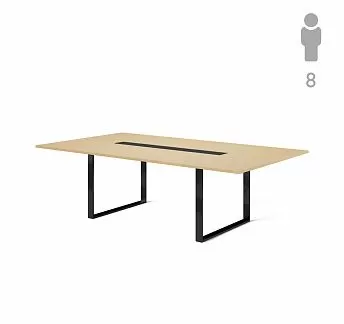 ЭКЗЕ/EXE Стол д/перегов 256 черн ДУБ СВЕТЛЫЙ/ЧЕРН