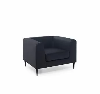 ЕВА АП/EVA UP Кресло, иск.кожа ЧЕРНЫЙ/ЧЕРНЫЙ