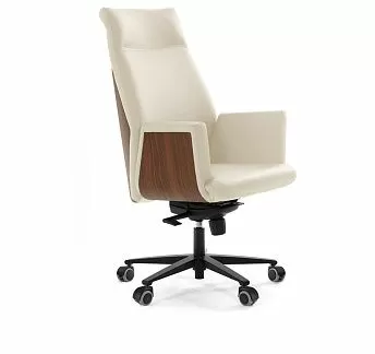 ЗЕВС/А/ZEUS/A Кресло рук беж/орех ЛМР ОРЕХ ИТАЛ/БЕЖ/ЧЕРН