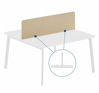 ЛИНК/LINK Экран бенча ткн 158 штырь БЕЖЕВЫЙ