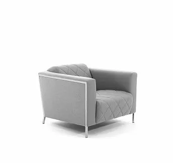 ВИСПО/VISPO кресло, ткань шерсть СЕРЫЙ M