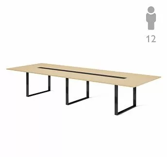 ЭКЗЕ/EXE Стол д/перегов 396 черн ДУБ СВЕТЛЫЙ/ЧЕРН