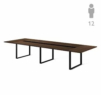 ЭКЗЕ/EXE Стол д/перегов 396 черн ОРЕХ/ЧЕРНЫЙ