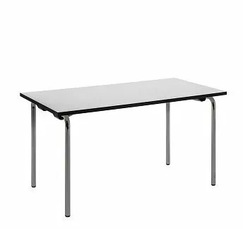 ИБИЦА/IBIZA Стол складной 160х70 БЕЛЫЙ/ГРАФИТ/ХРОМ