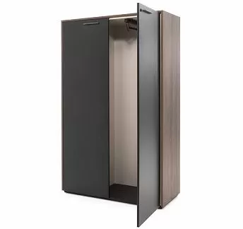 МУРАНО/MURANO Гардероб КАЛЬЯРИ/ЧЕРНЫЙ