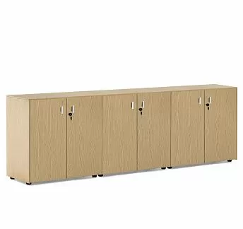 ЭКЗЕ/EXE Шкаф в.82, 6 дверей ДУБ СВЕТЛЫЙ/ХРОМ