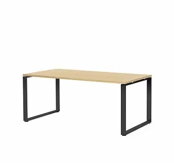 ЭКЗЕ/EXE Стол письменный 180 черн ДУБ СВЕТЛЫЙ/ЧЕРНЫЙ