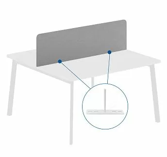 ЛИНК/LINK Экран бенча ткн 118 штырь СЕРЫЙ