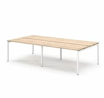 ТУР/TOUR бенч 4 р.места 118х68 см ДУБ КАЛИФ/БЕЛЫЙ