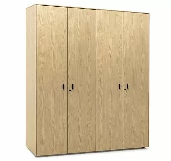 ЭКЗЕ/EXE Шкаф д/бумаг с гардер ДУБ СВЕТЛЫЙ/ЧЕРНЫЙ