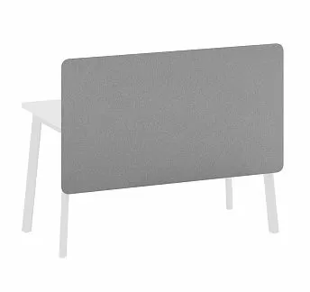 ЛИНК/LINK Экран В стола ткн 158 см СЕРЫЙ