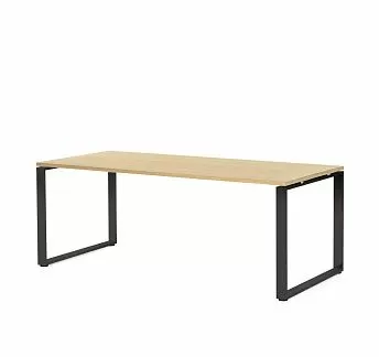 ЭКЗЕ/EXE Стол письменный 200 черн ДУБ СВЕТЛЫЙ/ЧЕРНЫЙ