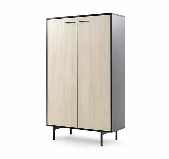 РИНГ/RING Шкаф закрытый ДУБ СВЕТЛЫЙ/АНТРАЦИТ