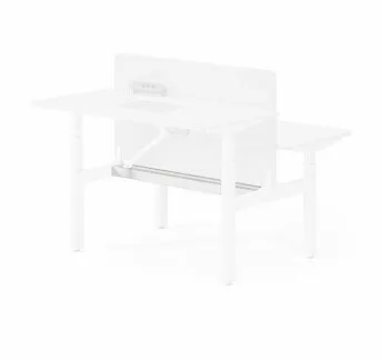 СКИД/SKID Траверса центр бенча БЕЛЫЙ