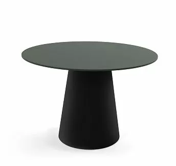 НОАЛЕ /NOALE Стол для переговоров ТЕМНО-ЗЕЛ/ЧЕРНЫЙ