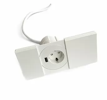 ВЕРСАТАГ/VERSATAG с крышкой бел БЕЛЫЙ